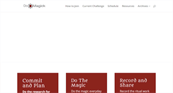 Desktop Screenshot of magical30.com