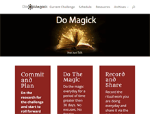 Tablet Screenshot of magical30.com